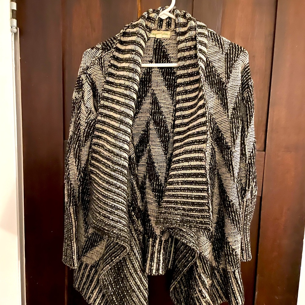 Wrap around cardigan sweater